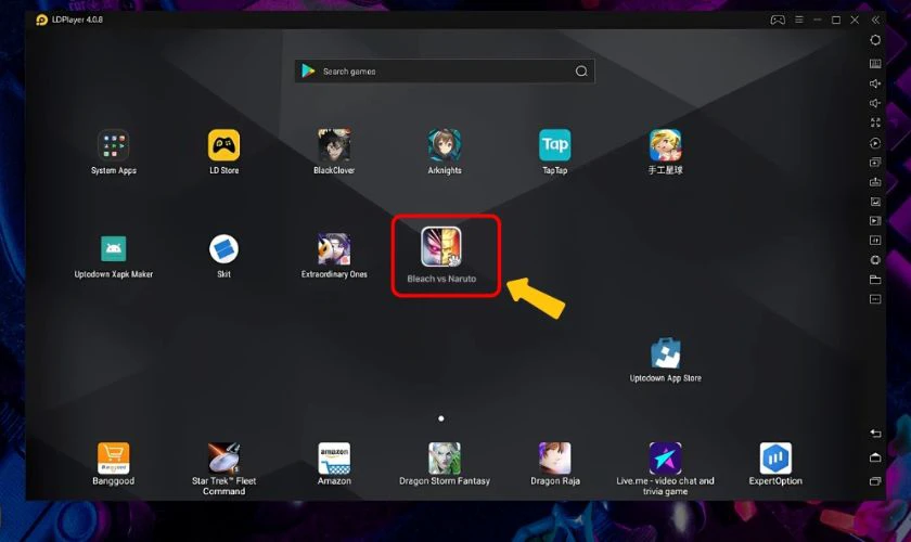 Mở LDPlayer, kéo thả file APK vào giao diện giả lập để tiến hành cài đặt