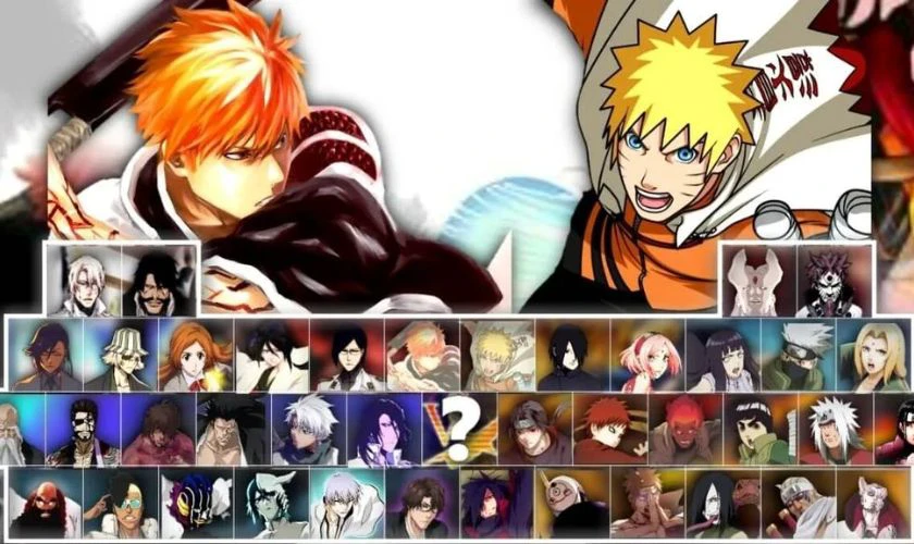 Top nhân vật mạnh nhất trong Bleach vs Naruto 4.0