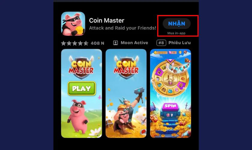Cách tải Coin Master trên điện thoại iOS