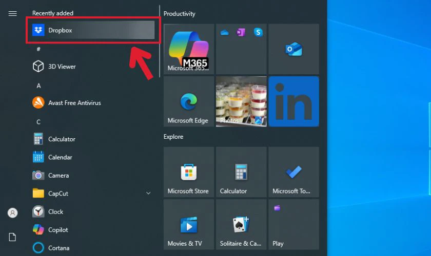 Cách đăng nhập tài khoản Dropbox trên máy tính