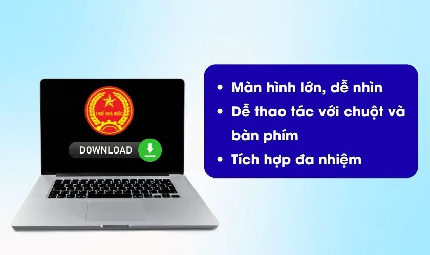 Tải eTax Mobile trên máy tính có lợi ích gì?