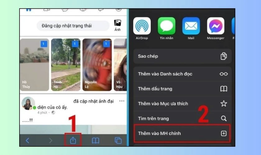 Thêm vào màn hình chính