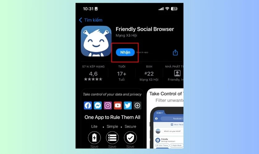 Các ứng dụng thay thế Facebook Lite cho iPhone