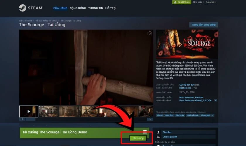 Cách tải game Tai ương: The Final Chapter trên máy tính