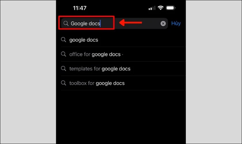 Cách tải Google Docs về điện thoại