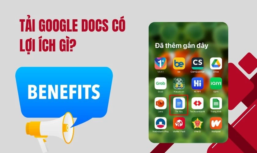Tải Google Docs có lợi ích gì