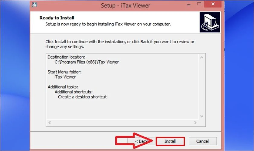 Chọn vào Install để tiến hành Cài đặt