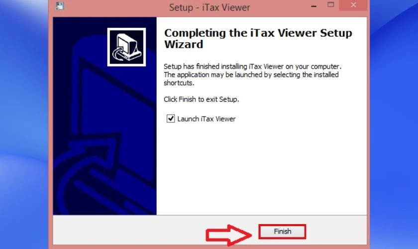 Nhấn Finish để hoàn tất