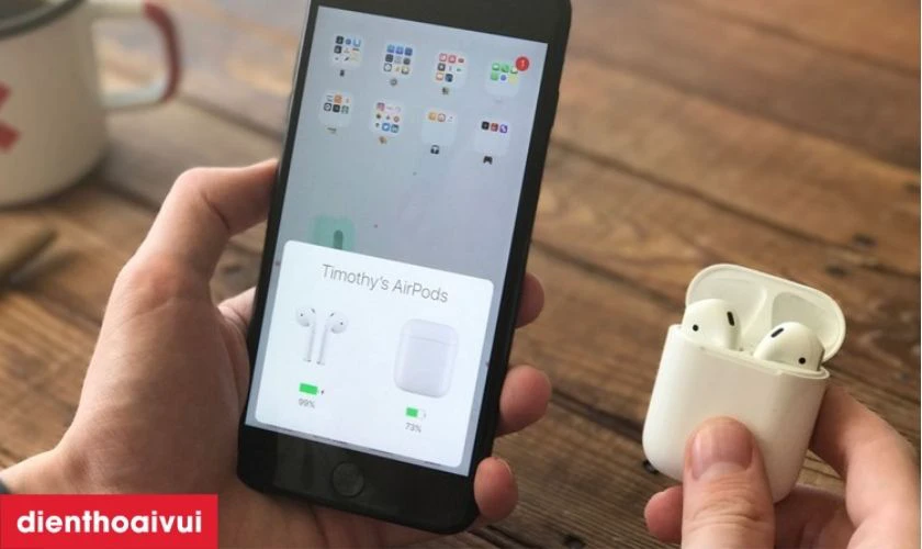 Airpods kết nối được tất cả thiết bị có Bluetooth phiên bản 4.0 trở lên