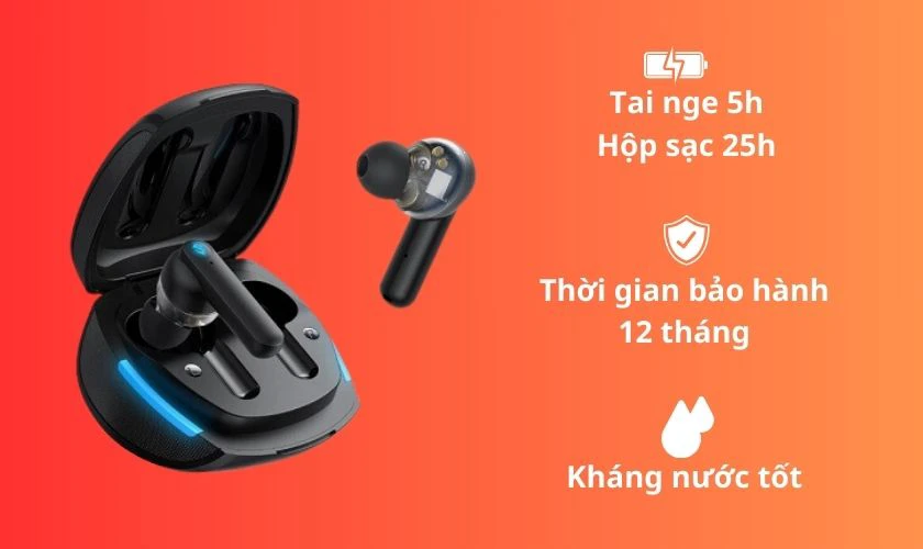 Tai nghe Bluetooth Earbuds SoundPEATS Gamer No.1