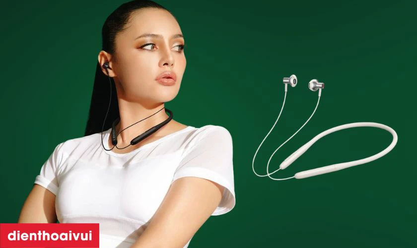 Tai nghe Bluetooth Baseus Bowie P1 được thiết kế với kiểu dáng in-ear, ôm sát tai