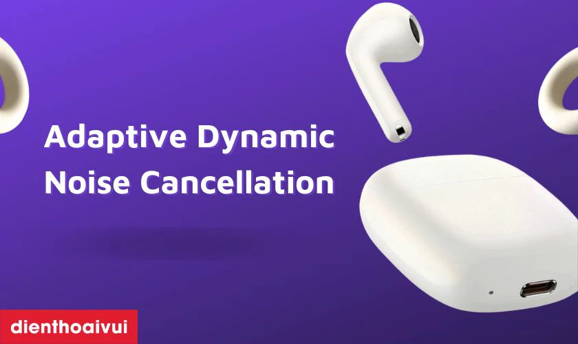 Tai nghe Baseus Storm 3 sở hữu công nghệ Adaptive Dynamic Noise Cancellation