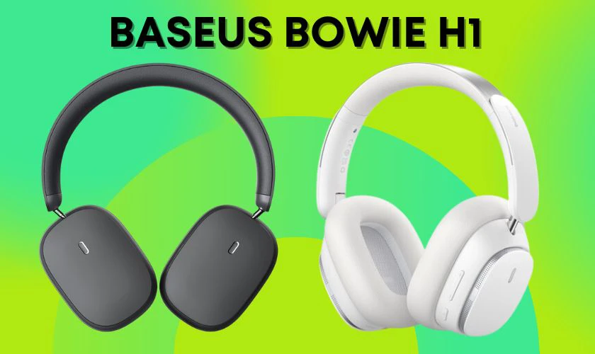 Tai nghe chụp tai Bluetooth Baseus Bowie H1