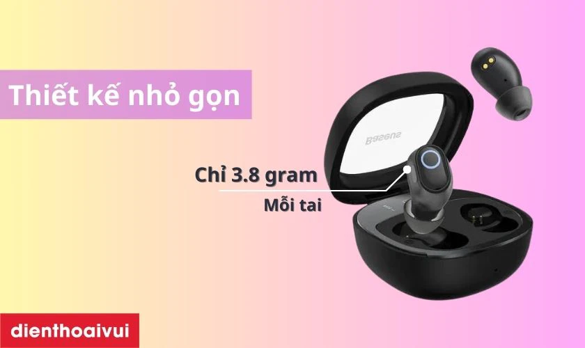 Thiết kế nhỏ gọn và thời trang