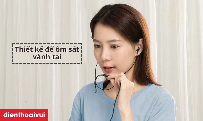 Tai nghe có dây Baseus Encok H19 được chế tác từ nhôm cao cấp