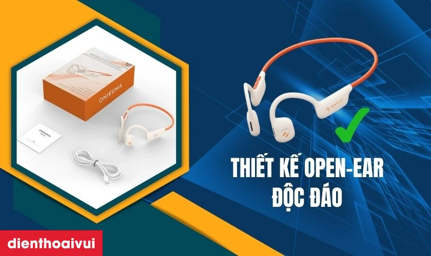 Đặc điểm của tai nghe dẫn khí truyền âm Havit FreeGo1 Air