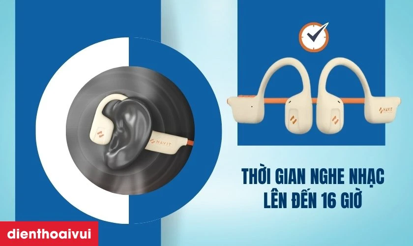 Thời gian nghe nhạc lên đến 16 giờ