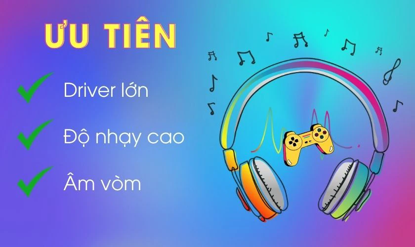 Chất lượng âm thanh là yếu tố hàng đầu khi chọn tai nghe gaming