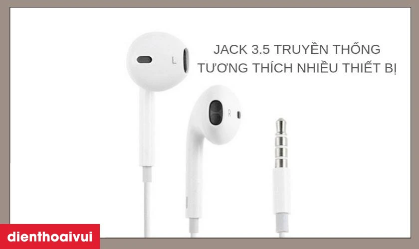 Tương thích đa thiết bị với jack cắm 3.5mm truyền thống