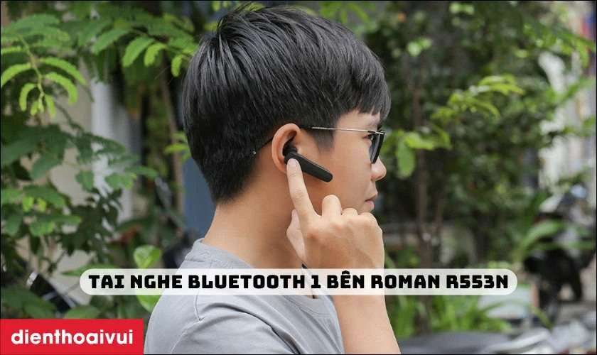 Tai nghe Bluetooth 1 Bên Roman R553N