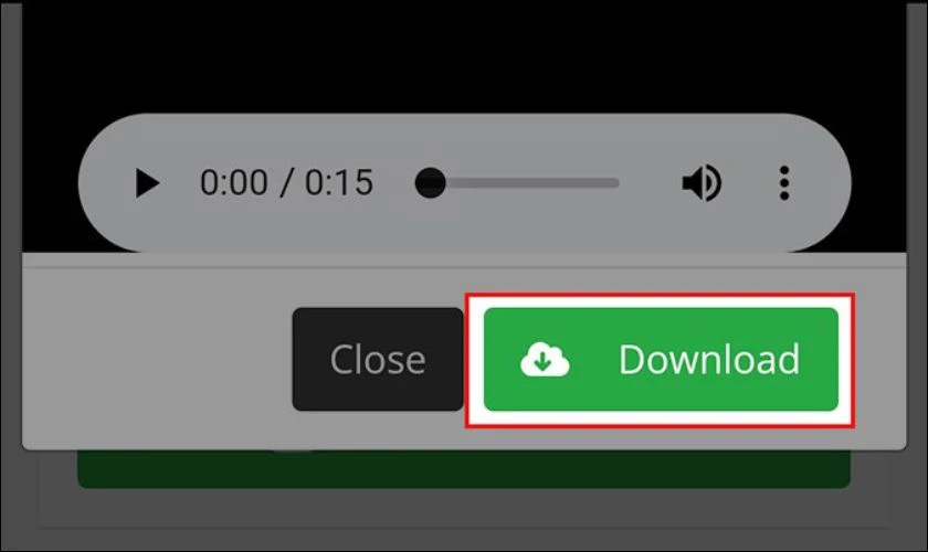 Sau khi hoàn tất, nhấn Download