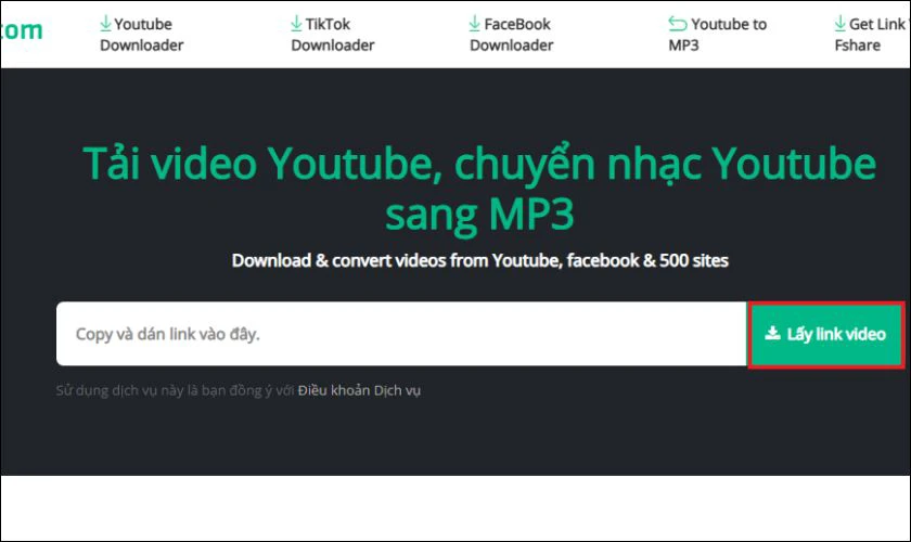 Tải nhạc từ Youtube về MP3 bằng Ytop1.com
