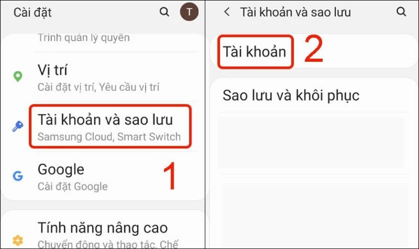 Tại sao CH Play không tải được ứng dụng trên OPPO? Thay đổi tài khoản Google khác