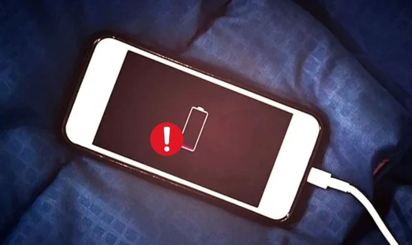 Hỏng pin là nguyên nhân khiến iPhone sạc pin không thành công
