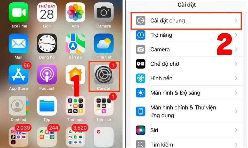 Cập nhật iOS lên phiên bản mới nhất