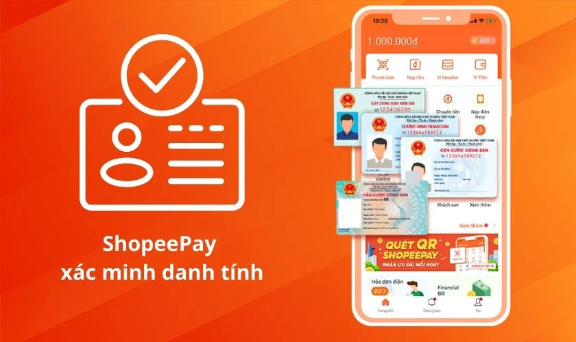 ShopeePay yêu cầu tiến hành xác minh thông tin tài khoản