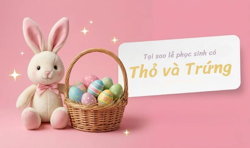 Tại sao Lễ Phục Sinh lại có thỏ và trứng?