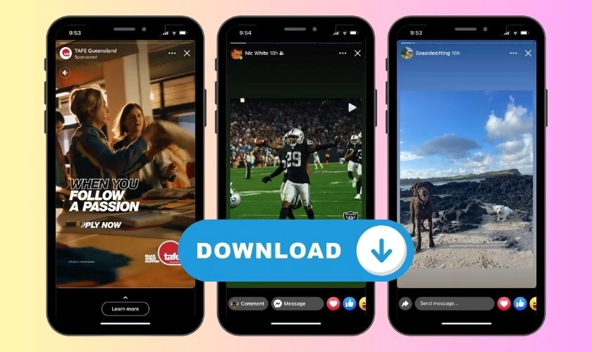 Có thể tải story Facebook của người khác không?