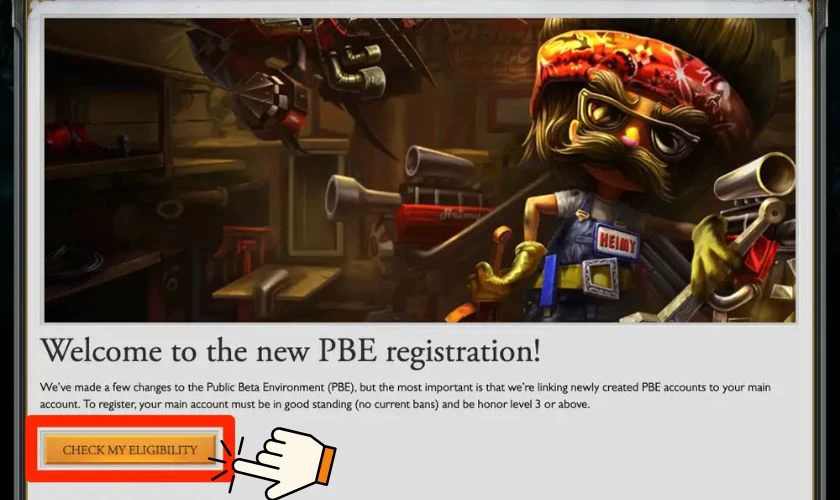 Cách tạo tài khoản PBE TFT nhanh