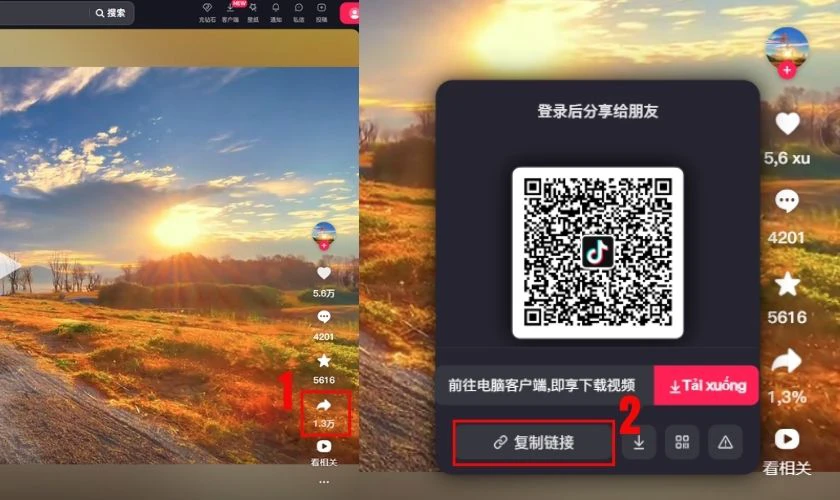 Tải video Douyin không logo bằng DLPanda