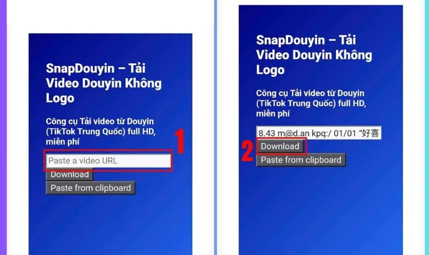 Nhấn nút Download để tải video về máy