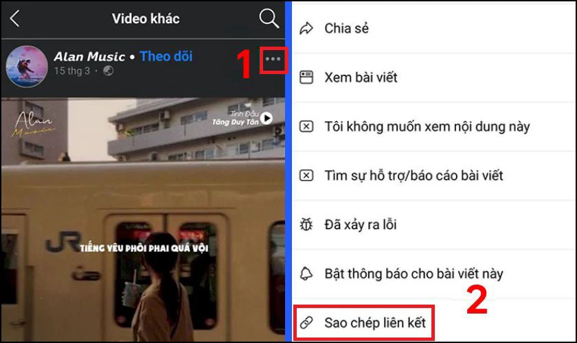 Tải video Facebook về điện thoại Android