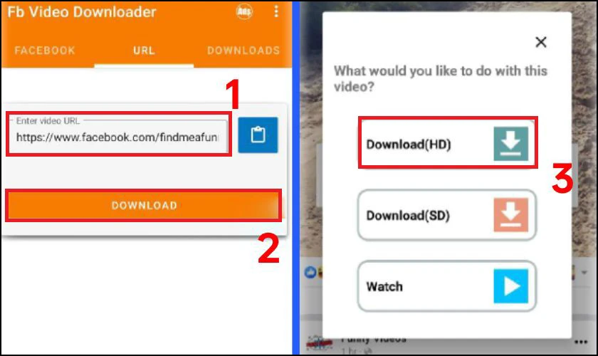 Tải video Facebook về điện thoại Android nhanh