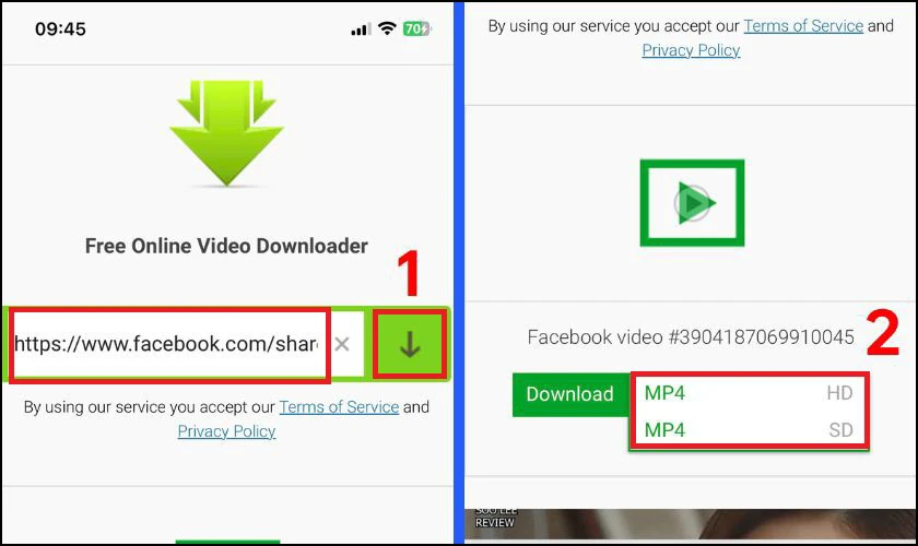 Trang web tải video Facebook về điện thoại online miễn phí