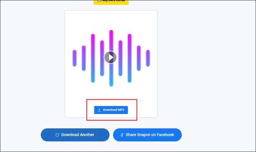 Chọn định dạng phù hợp (video hoặc âm thanh) để tải Voice về thiết bị