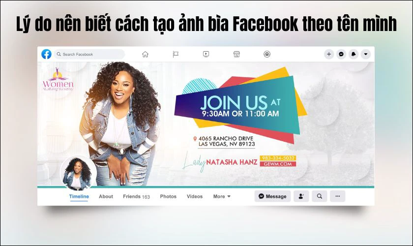 Vì sao nên biết cách tạo ảnh bìa Facebook theo tên mình?