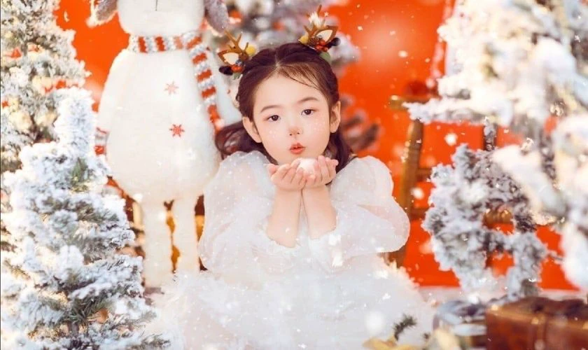 Chụp ảnh Noel có phụ kiện