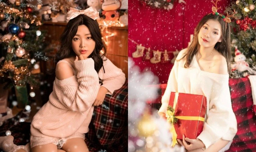 Chụp ảnh Noel theo phong cách sexy
