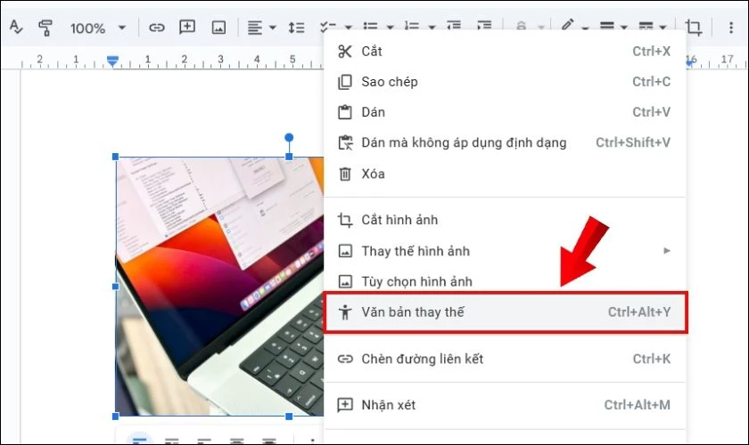 Tạo danh mục h&igrave;nh ảnh trong Google Docs nhanh nhất