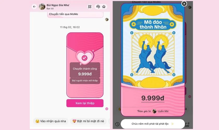 Tạo lì xì nhanh chóng