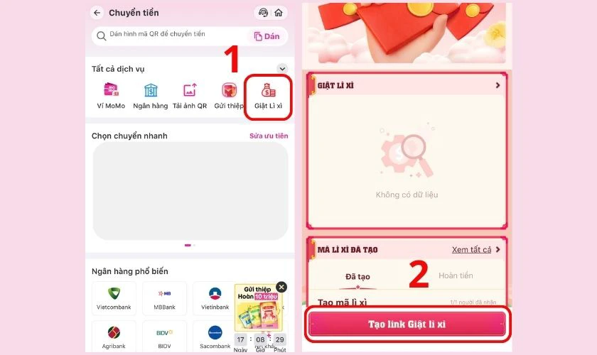 Cách lì xì Momo cho 1 nhóm bạn, nhóm đông người