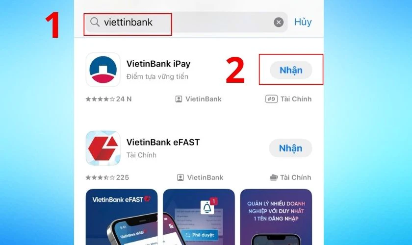 Tải ứng dụng Vietinbank iPay cho iOS