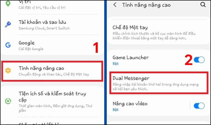 Cách tạo thêm tài khoản Facebook trên điện thoại Samsung