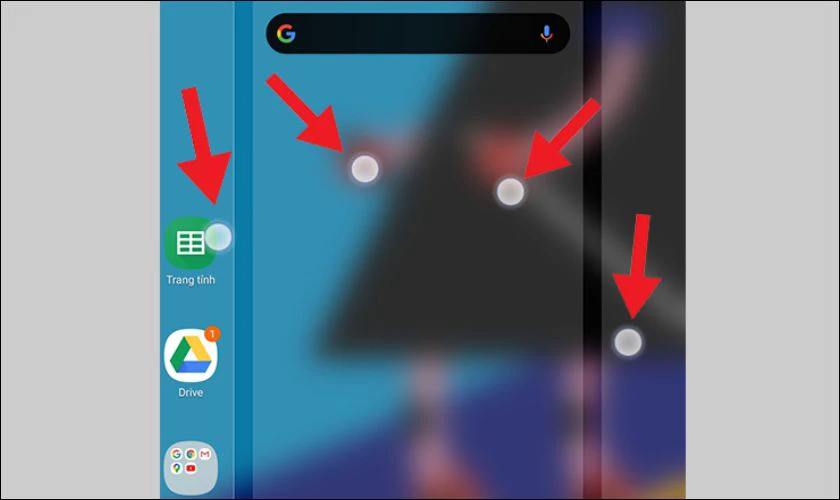 Chấm tròn màu trắng hiển thị trên màn hình OPPO là gì?