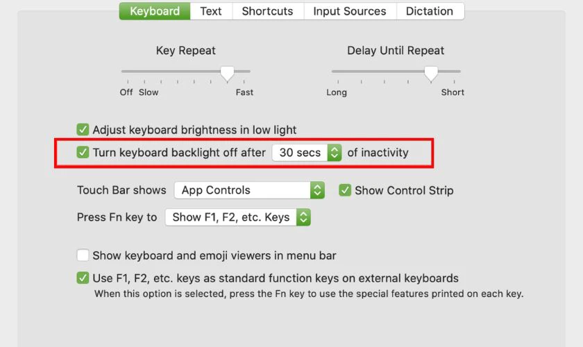 Turn keyboard backlight off after inactivity