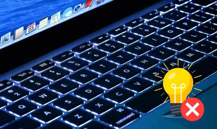 Tại sao không thể tắt đèn bàn phím MacBook?